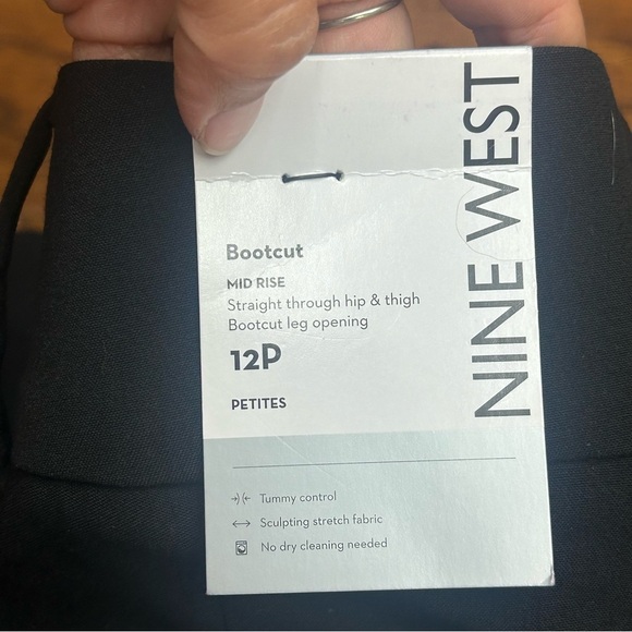 Nine West Black Bootcut Trousers - Picture 3 of 8